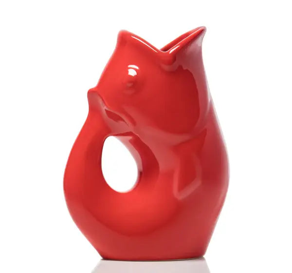 Med Gurgle Pot Bright Red