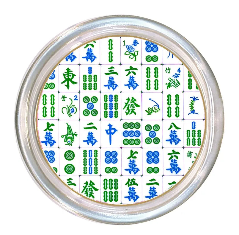 Blue/Green Mahjong Coaster