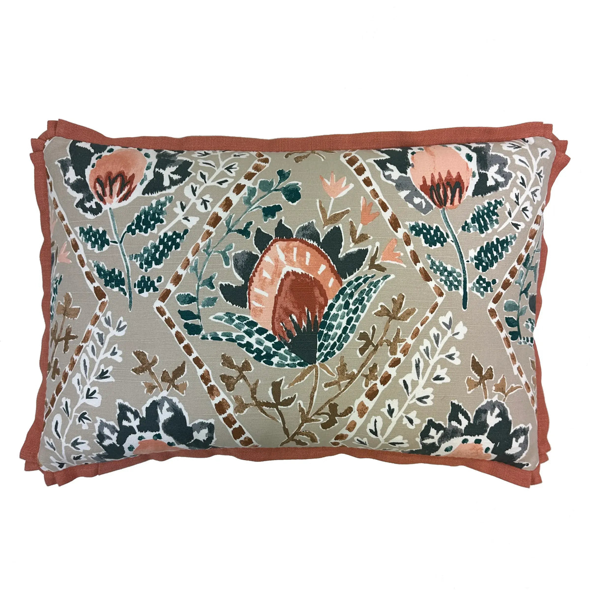 Botanical Bloom Coral 14x21
