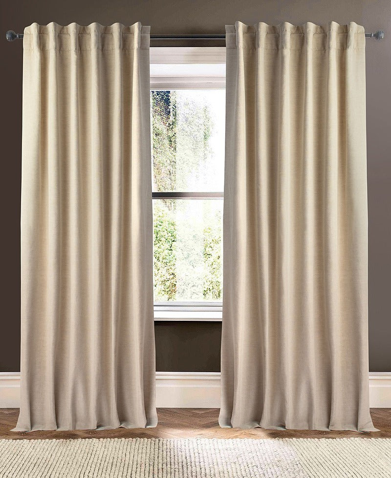 Emery Plain Natural 96"