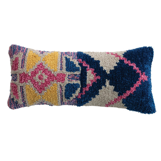 Indoor/Outdoor Tufted Ikat