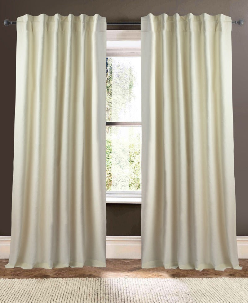 Plain Linen Ivory 108"'