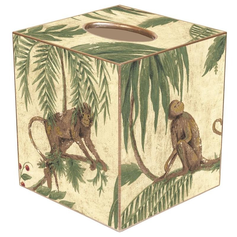 TB Monkey & Palms Ivory